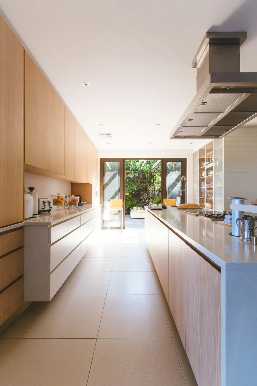 A calm, spotless Colorado kitchen cared for by Call Cleaning